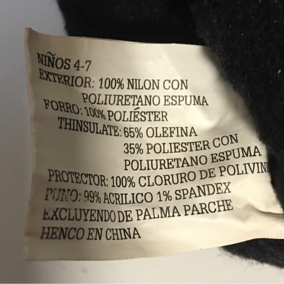 Kids 4-7 Thinsulate insulated mittens Like New Blue - Picture 7 of 10